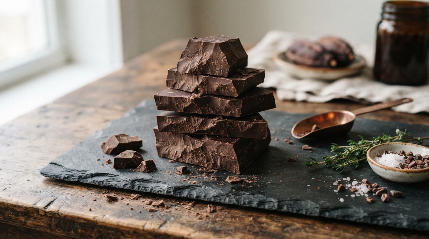 Chocolate pieces