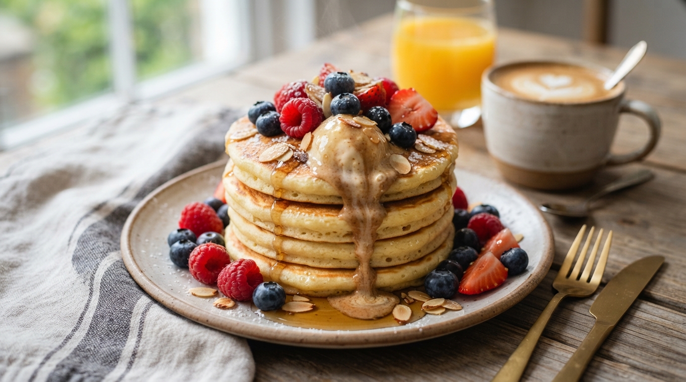 Peanut butter pancakes