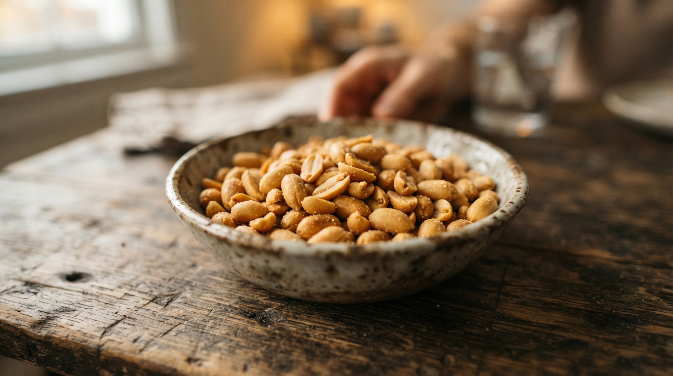 Roasted peanuts